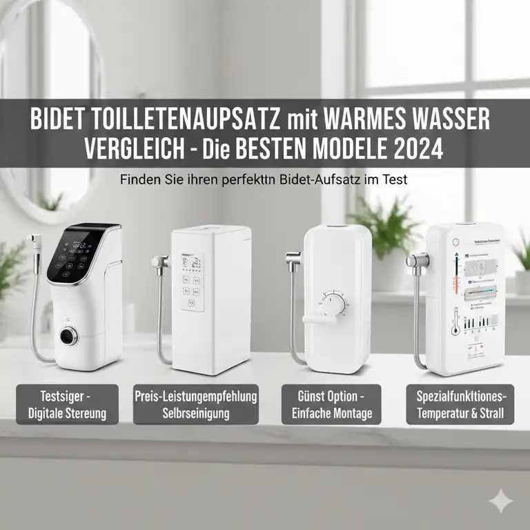 Bidet Toilettenaufsatz mit Warmwasser Vergleich: 7 Top-Modelle 2025