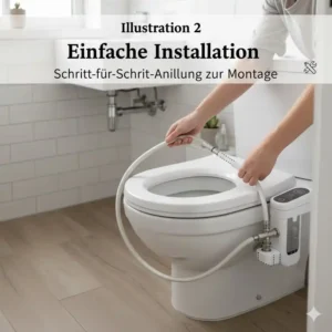 Einfache Do-it-yourself-Montage des bidet aufsatz test für kleine badezimmer – Schritt-für-Schritt-Anleitung.