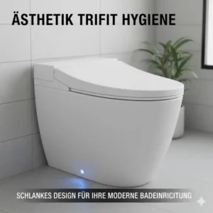Seitenansicht des flachen Designs; ein ästhetischer Punkt, um zu entscheiden, welcher Bidet Toilettenaufsatz ist am besten 2026.