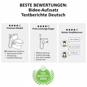 Die besten Bewertungen und Sternezahlen aus aktuellen bidet aufsatz testberichte deutsch Zusammenfassungen.