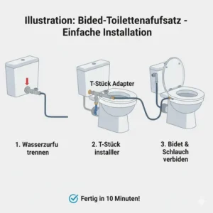 Einfache Montage-Anleitung passend zum bidet toilettenaufsatz leise funktion test.