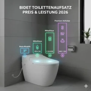 Preis-Leistungs-Übersicht verschiedener Kategorien im großen bidet toilettenaufsatz im vergleich 2026.