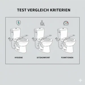 Verschiedene Modelle im großen Bidet Aufsatz bester Komfort Test Vergleich.