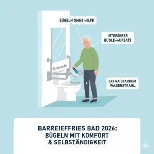 Barrierefreies Wohnen und Komfort für Senioren dank dem bidet aufsatz trend deutschland 2026.