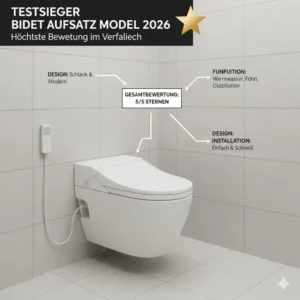 Der Testsieger bidet aufsatz beste modelle im vergleich 2026 mit der höchsten Kundenzufriedenheit und Bewertung.