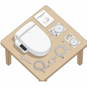 Alle Teile für die bidet toilettenaufsatz installation ohne klempner in der Übersicht.