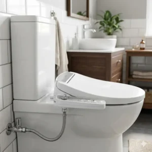 Benötigte Werkzeuge und Teile für die bidet aufsatz anleitung für diy installation.