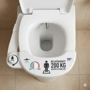 Hohe Belastbarkeit und Stabilität im Fokus beim bidet aufsatz für übergewichtige personen test.