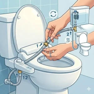 Anleitung für Bidet aufsatz gegen hämorrhoiden empfehlung Installation