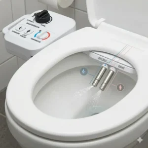 Selbstreinigende Düsen für optimale Intimhygiene im bidet aufsatz für übergewichtige personen test.