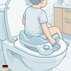 Ergonomisches Design beim bidet toilettenaufsatz kinderfreundlich für sicheren Halt.