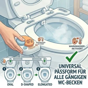 Bidet aufsatz gegen hämorrhoiden empfehlung für alle WC-Typen geeignet