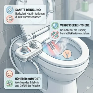 Höchste Hygiene und Komfort mit dem bidet toilettenaufsatz kaltes und warmes wasser genießen.