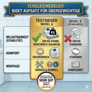 Der aktuelle Testsieger und Qualitätsvergleich im bidet aufsatz für übergewichtige personen test.