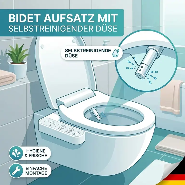 Die 5 besten bidet aufsatz mit selbstreinigender düse (Test 2026) 💦