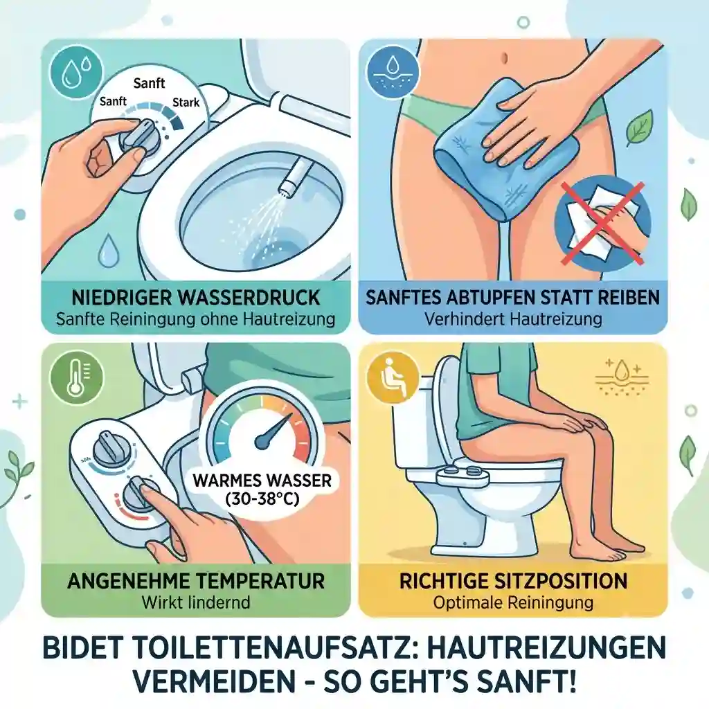 How to properly use a bidet toilettenaufsatz hautreizungen vermeiden gently.