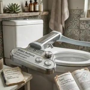 Long-term review journal entry documenting a user bidet aufsatz langlebigkeit erfahrungen over several years.