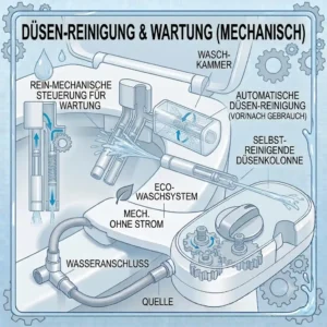 Self-cleaning nozzle process of the bidet toilettenaufsatz ohne strom funktion.